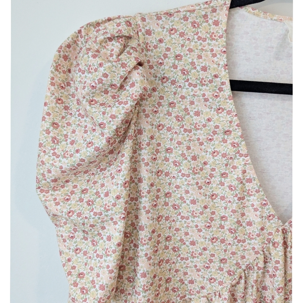 NEW Hyacinth House Follie Puff Sleeve Mini Dress - Picture 5 of 7